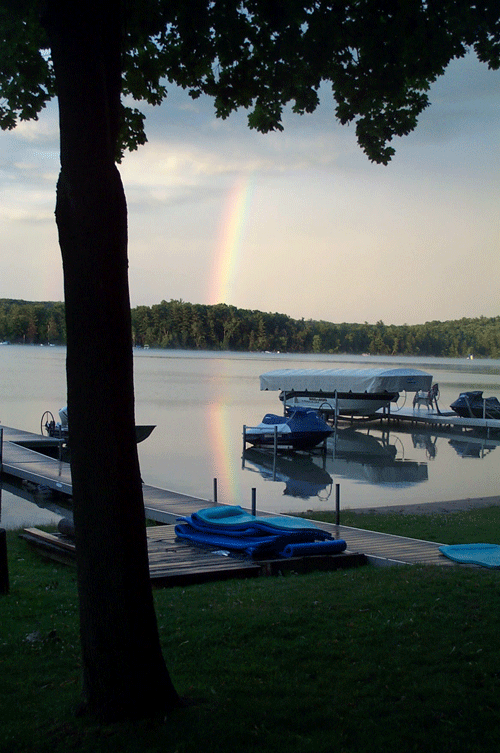 Looking west from Deer Point